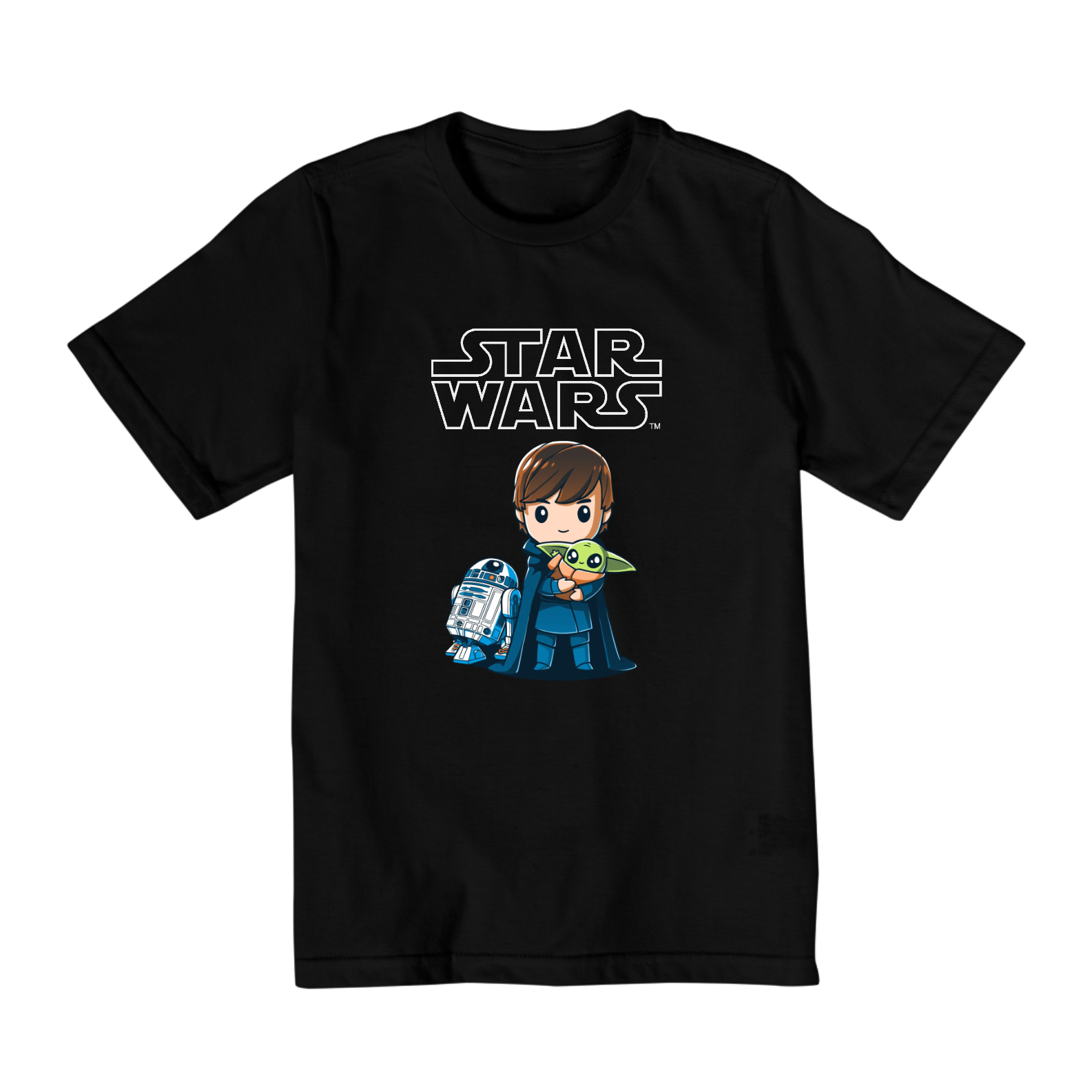 Coleção Star Wars - Camiseta infantil 02 a 08 anos - 