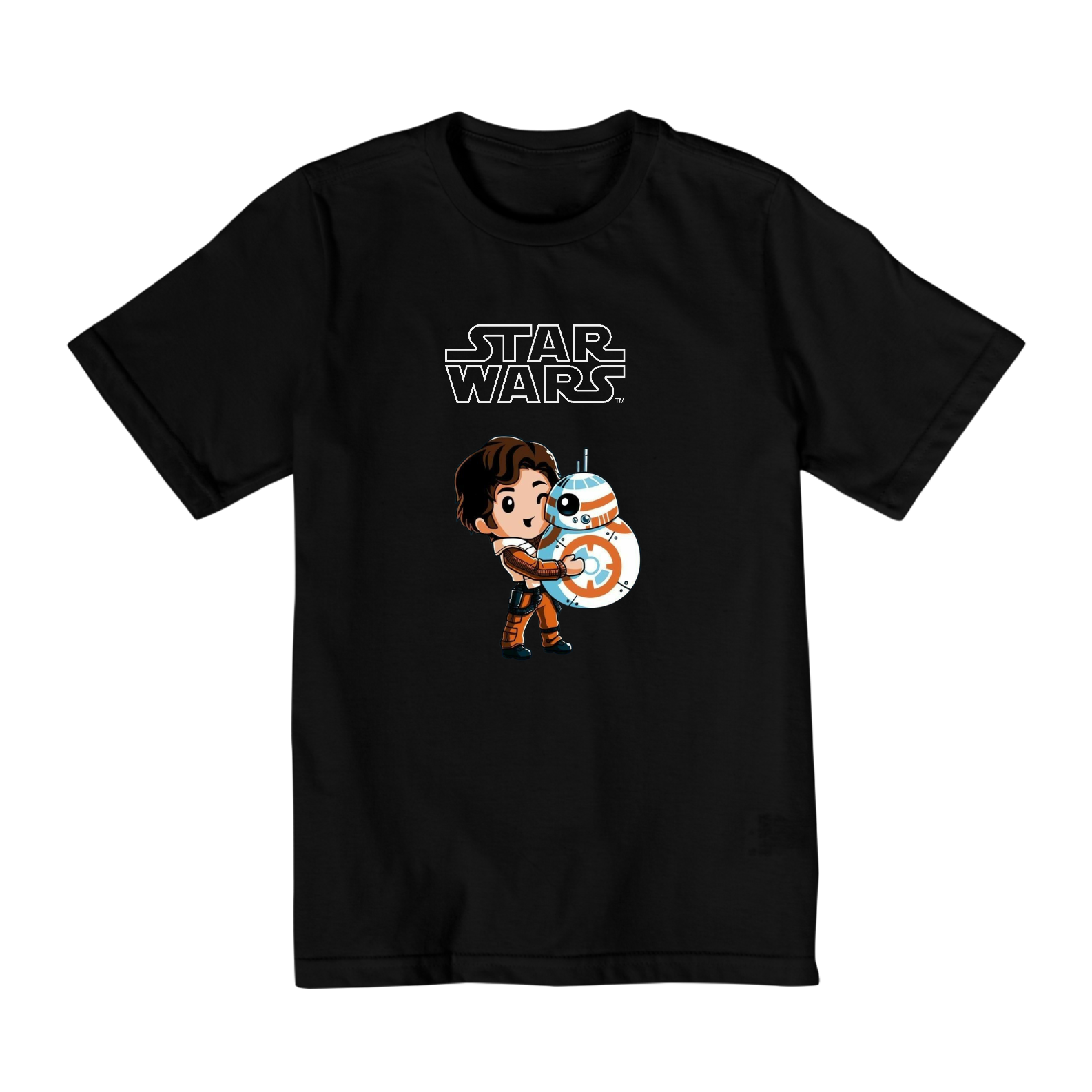 Coleção Star Wars - Camiseta infantil 10 a 14 anos -