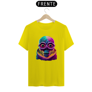 Nome do produto Camiseta Quality Caveira Alienígena Alucinógena Colection