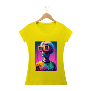 Nome do produto Camiseta Baby Long Óculos da Vida Alucinógena Colection