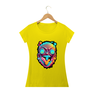 Nome do produto Camiseta Baby Long Linguagem Alucinógena Colection