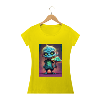 Nome do produto Camiseta Baby Long Zumbi Duente Alucinógena Colection