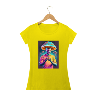 Nome do produto Camiseta Baby Long Coração na Mão Alucinógena Colection