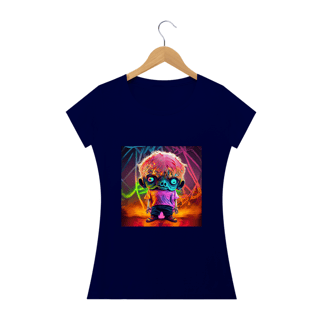 Nome do produto Camiseta Baby Long Alienígena Alucinógena Colection