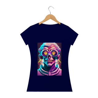 Nome do produto Camiseta Baby Long Cientista Alucinógena Colection