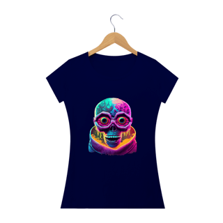 Nome do produto Camiseta Baby Long Caveira Alienígena Alucinógena Colection