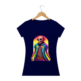 Nome do produto Camiseta Baby Long Caveira Portal Alucinógena Colection