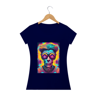 Nome do produto Camiseta Baby Long Óculos Universo Alucinógena Colection
