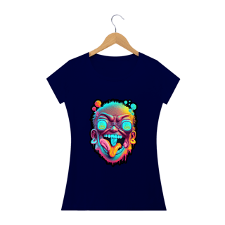 Nome do produto Camiseta Baby Long Linguagem Alucinógena Colection