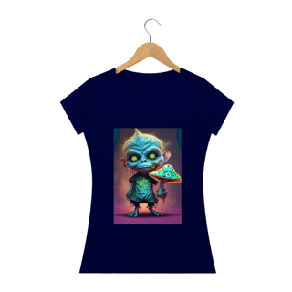 Nome do produto Camiseta Baby Long Zumbi Duente Alucinógena Colection