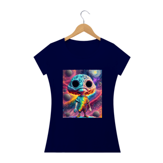 Nome do produto Camiseta Baby Long Alien intergaláctico Alucinógena Colection