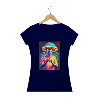 Nome do produto Camiseta Baby Long Coração na Mão Alucinógena Colection