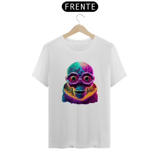 Nome do produto Camiseta Quality Caveira Alienígena Alucinógena Colection