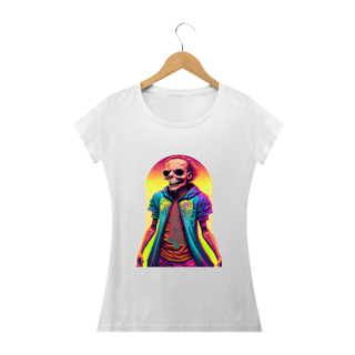 Nome do produto Camiseta Baby Long Caveira Portal Alucinógena Colection