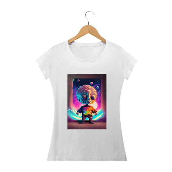Camiseta Baby Long Serzinho intergaláctico Alucinógena Colection