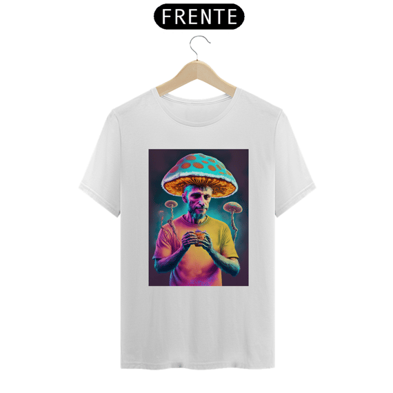 Camiseta Quality Coração na Mão Alucinógena Colection