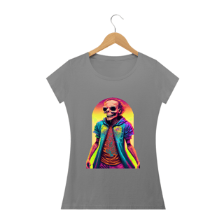 Nome do produto Camiseta Baby Long Caveira Portal Alucinógena Colection