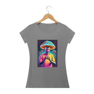 Nome do produto Camiseta Baby Long Coração na Mão Alucinógena Colection
