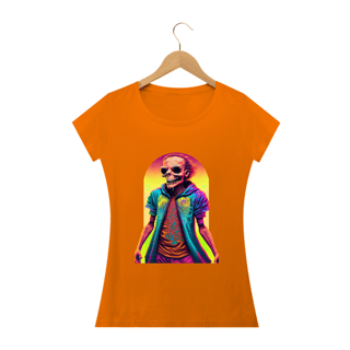 Nome do produto Camiseta Baby Long Caveira Portal Alucinógena Colection