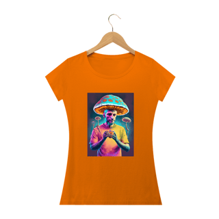Nome do produto Camiseta Baby Long Coração na Mão Alucinógena Colection