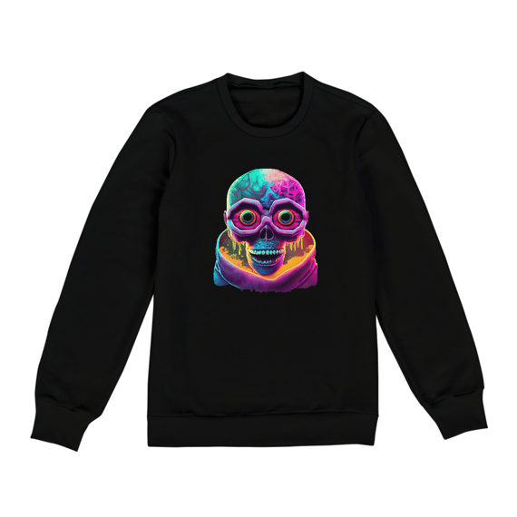 Blusa Caveira Alienígena Alucinógena Colection