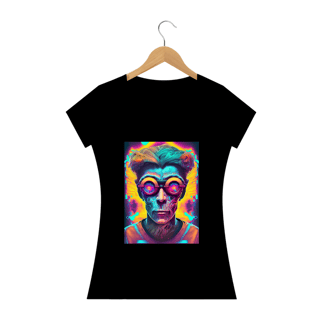 Nome do produto Camiseta Baby Long Óculos Universo Alucinógena Colection