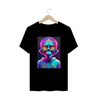 Nome do produto Camiseta Oversized Caveira Transcendente Alucinógena Colection
