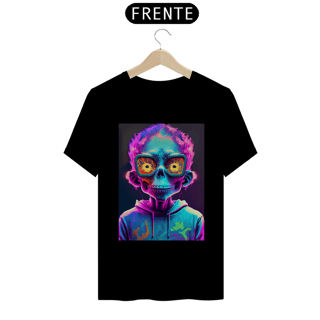 Nome do produto Camiseta Quality Caveira Transcendente Alucinógena Colection