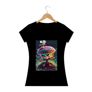 Camiseta Baby Long Duendemelo Alucinógena Colection