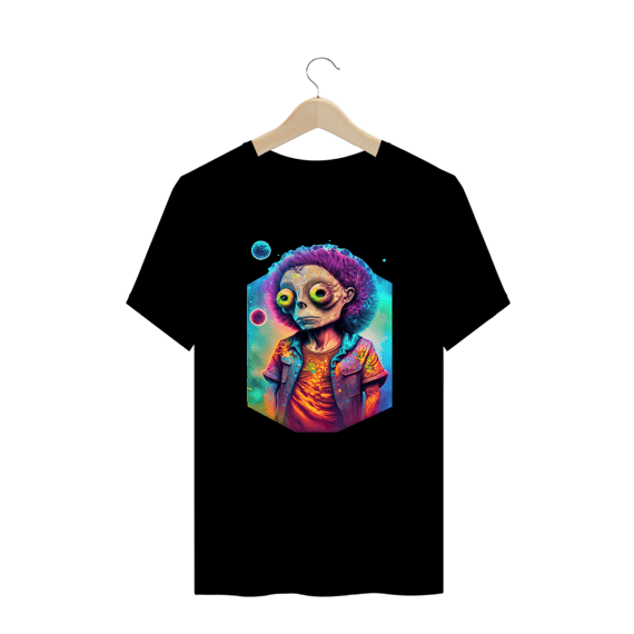 Camiseta Oversized Universo e Nós Alucinógena Colection