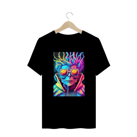Camiseta Oversized Smoke in Rave Day Alucinógena Colection