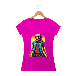Nome do produto Camiseta Baby Long Caveira Portal Alucinógena Colection