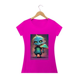 Nome do produto Camiseta Baby Long Zumbi Duente Alucinógena Colection