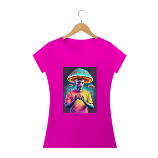 Nome do produto Camiseta Baby Long Coração na Mão Alucinógena Colection