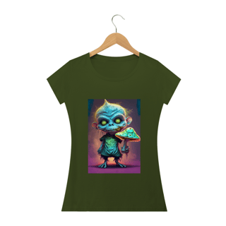 Nome do produto Camiseta Baby Long Zumbi Duente Alucinógena Colection