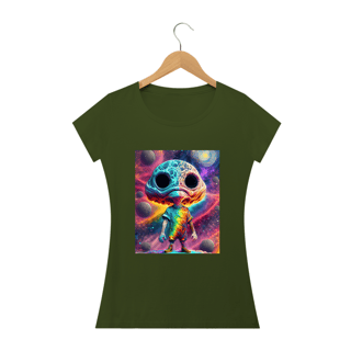 Nome do produto Camiseta Baby Long Alien intergaláctico Alucinógena Colection