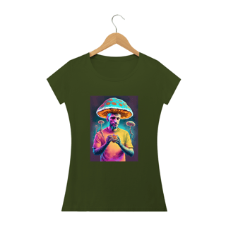 Nome do produto Camiseta Baby Long Coração na Mão Alucinógena Colection