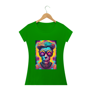 Nome do produto Camiseta Baby Long Óculos Universo Alucinógena Colection