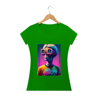 Nome do produto Camiseta Baby Long Óculos da Vida Alucinógena Colection