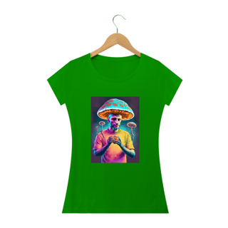 Nome do produto Camiseta Baby Long Coração na Mão Alucinógena Colection