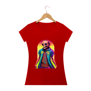 Nome do produto Camiseta Baby Long Caveira Portal Alucinógena Colection