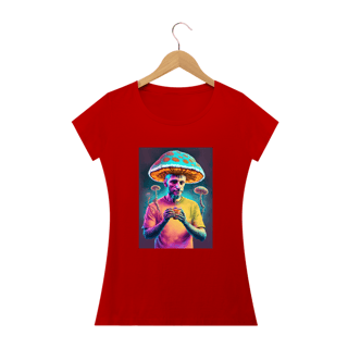 Nome do produto Camiseta Baby Long Coração na Mão Alucinógena Colection