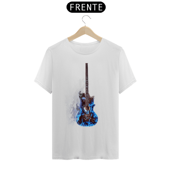 camiseta estampa guitar