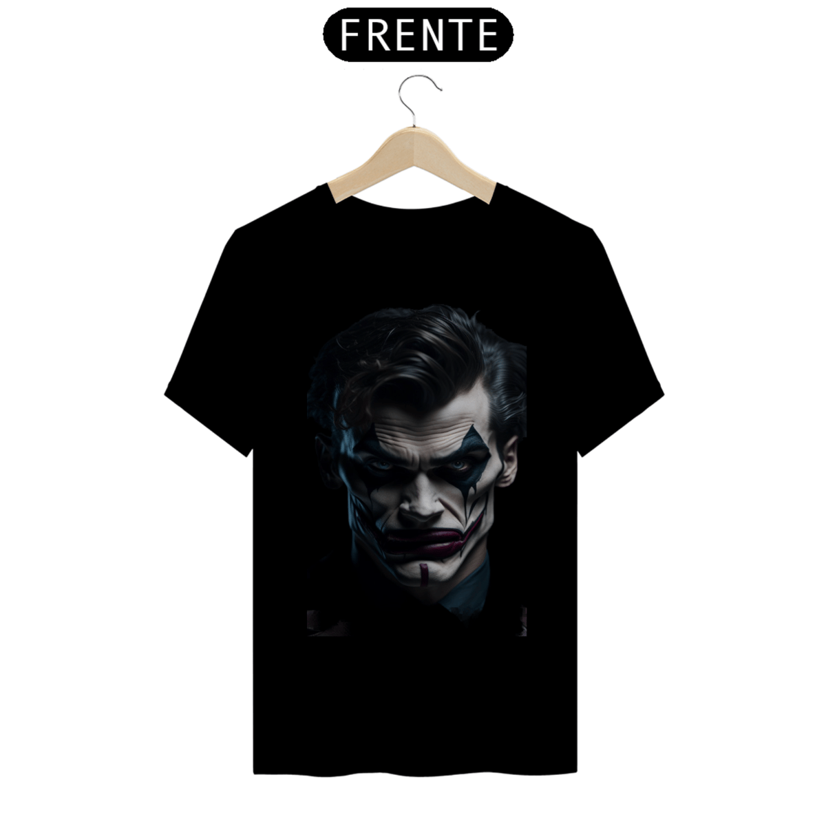 Nome do produto: camiseta alta qualidade estampa CORINGA
