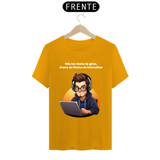 Nome do produto Camiseta - Não me chame de gênio