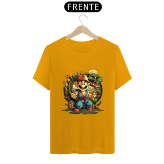Nome do produto Camiseta - Super Mário + Shenlong