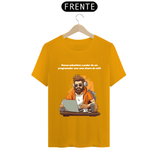 Nome do produto Camiseta - Nunca subestime o poder de um programador