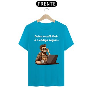 Nome do produto Camiseta - Deixa o café fluir