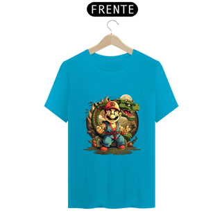 Nome do produto Camiseta - Super Mário + Shenlong