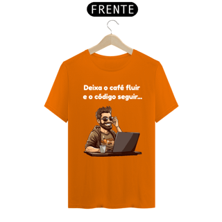 Nome do produto Camiseta - Deixa o café fluir